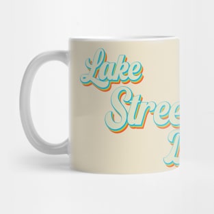 vintage color lake street dive Mug